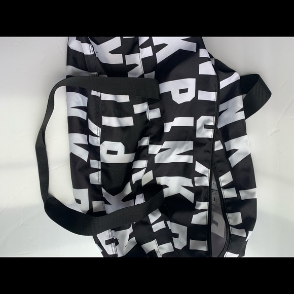 Victorias Secret Pink Logo Duffle Gym Weekend Bag - Picture 6 of 7